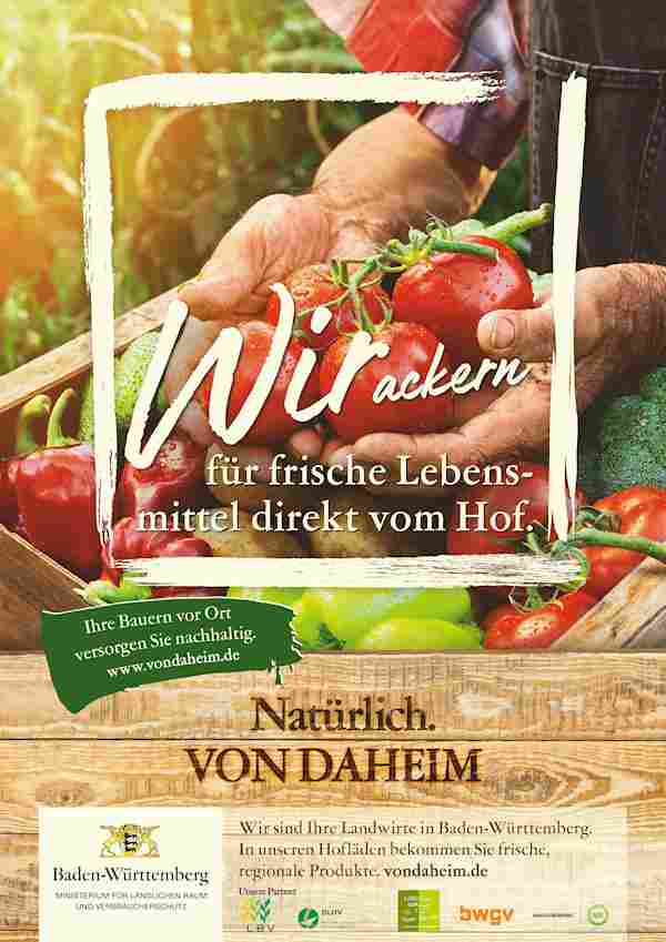 Mit Köpfen für regionale Produkte werben