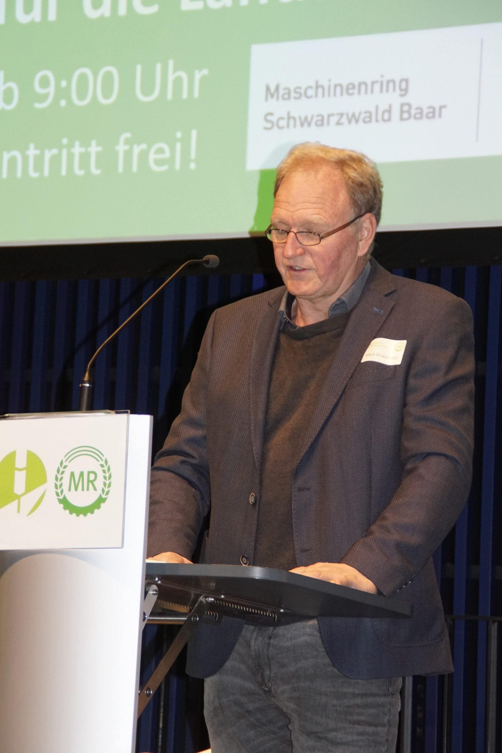 Maschinenringvorsitzende Klaus Grieshaber